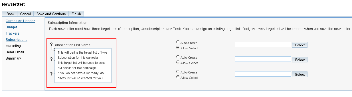 Exemplo Informação centralizada