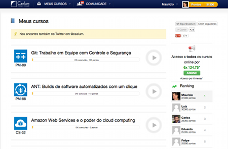 Acesse todos os cursos online da Caelum com a nova Assinatura Semestral