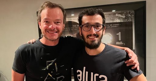 Gustavo Gennari (FIAP) e Paulo Silveira (Alura).