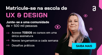 Banner da Alura em fundo dinâmico azul, sugerindo tecnologia e modernidade para o Quizz Jornada Tech. À esquerda, em letras grandes, 'Quizz Jornada Tech' seguido por 'Teste seus conhecimentos em tecnologia e prepare-se para o próximo nível da sua carreira'. À direita, conectados por uma linha azul suave representando uma trilha, os tópicos: programação, front-end, inteligência artificial, ciência de dados, inovação e gestão. No final da trilha, um botão azul convidando a 'começar agora'. No canto superior direito, o logo da Alura. Clique e inscreva-se já!