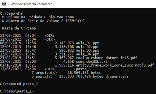 Contas Usuários Locais - Modo CMD