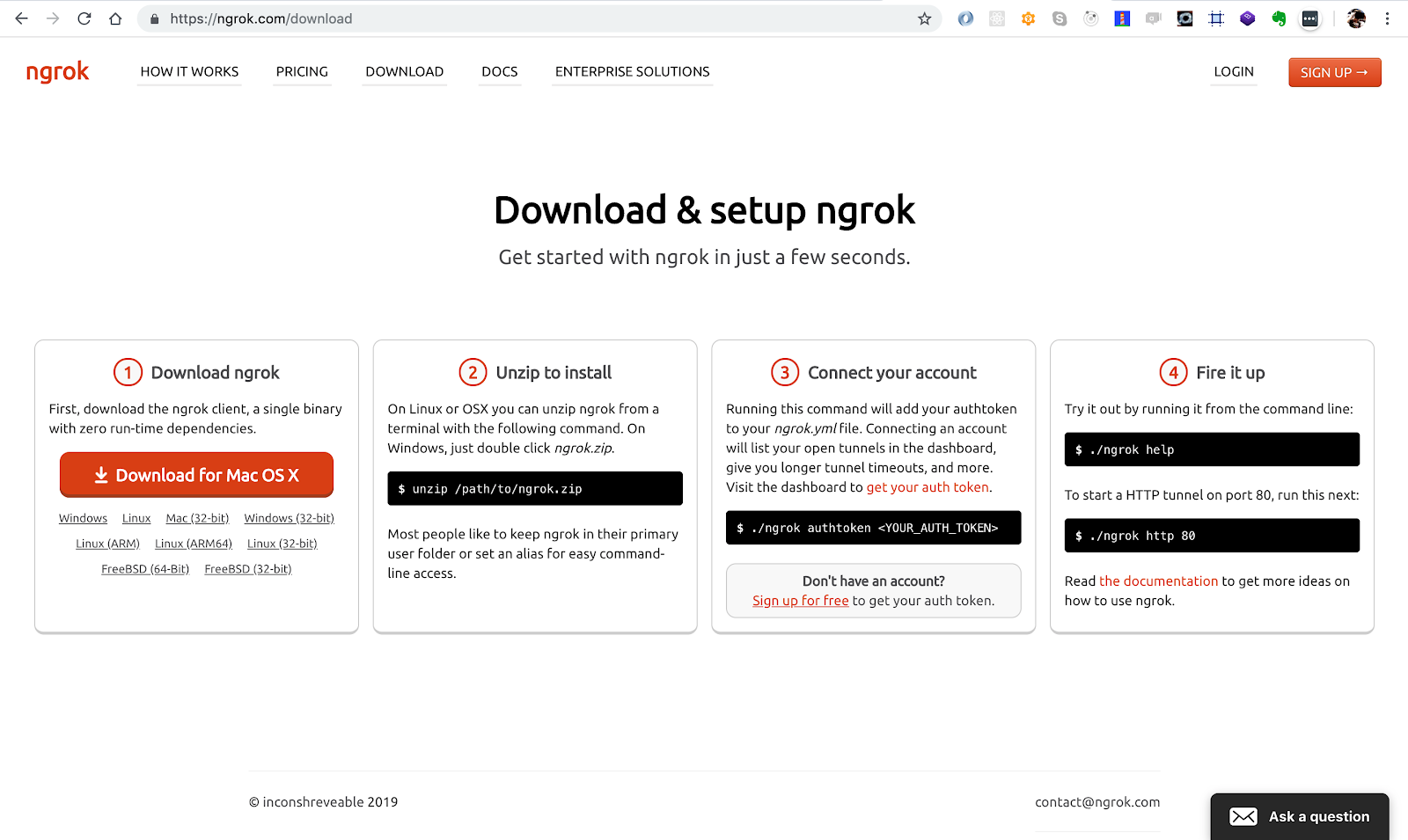 Como compartilhar seu localhost de forma simplificada com o Ngrok