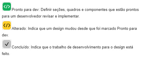 Status para gerenciamento do handoff.