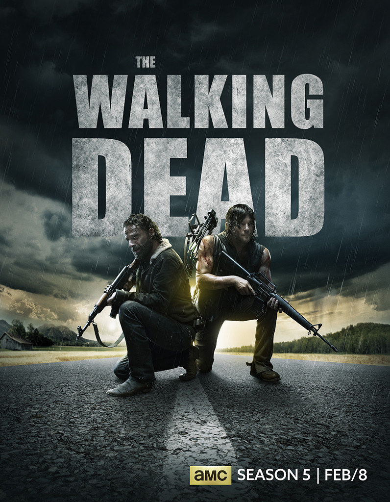 Banner da série de televisão The Walking Dead.