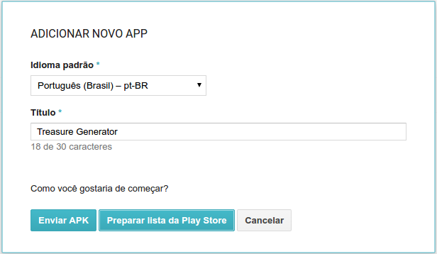 Publicando sua app no Google Play