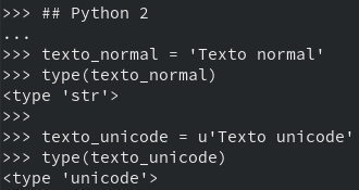 Unicode no Python 2