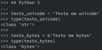 Tipo bytes no Python 3