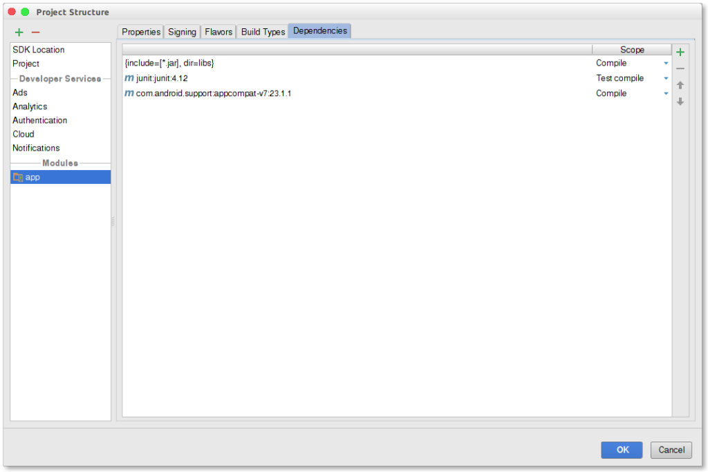 android-studio-dependencies