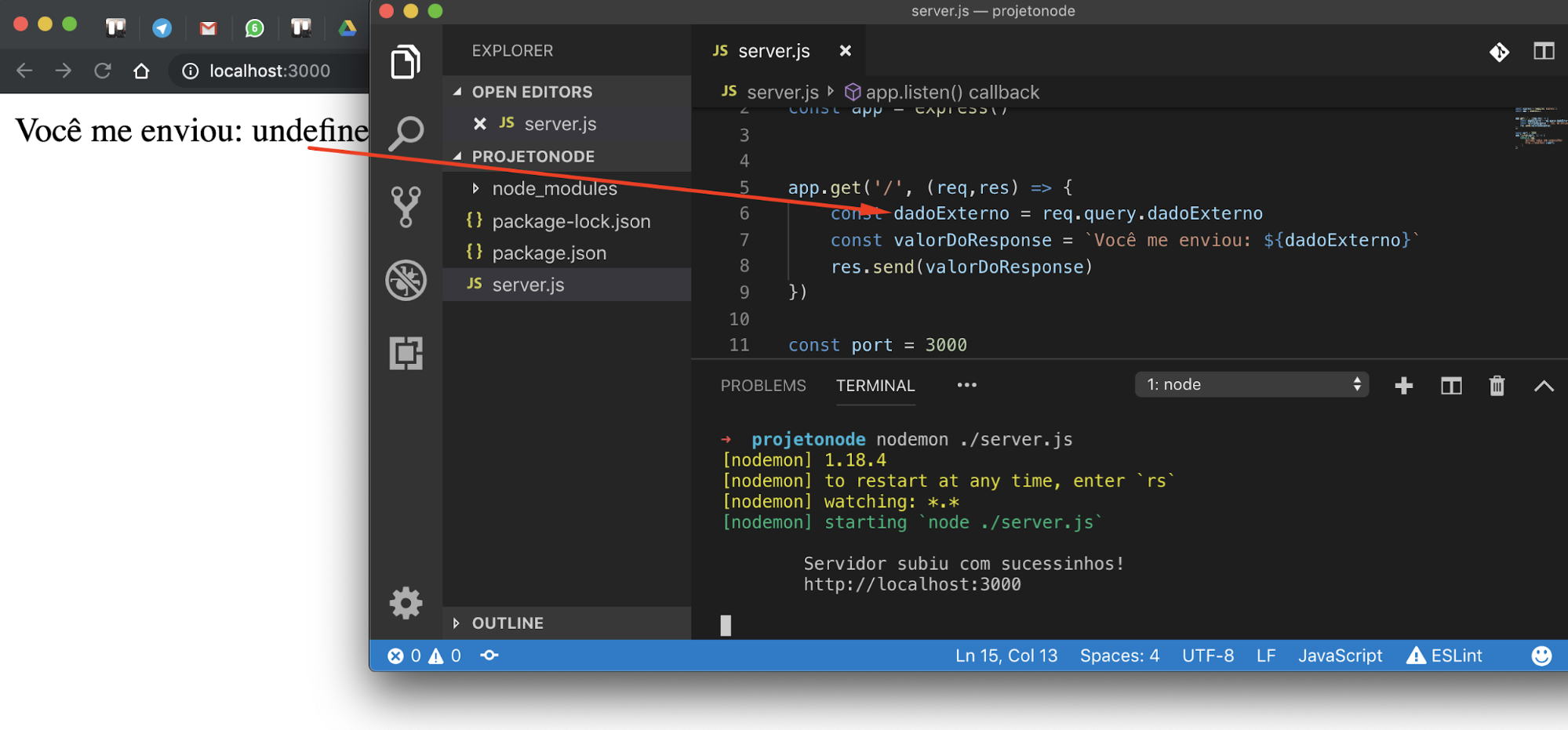 Debugando projetos NodeJS no VSCode 