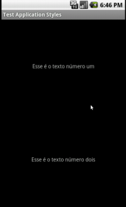 Usando styles nos layouts da sua aplicação Android
