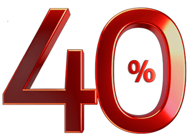 40% off