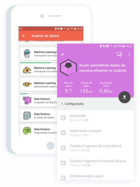 aplicativo para android e iphone